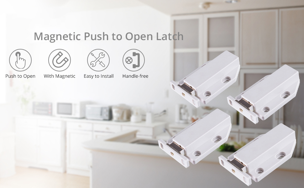 Wardrobe Door Push Latches