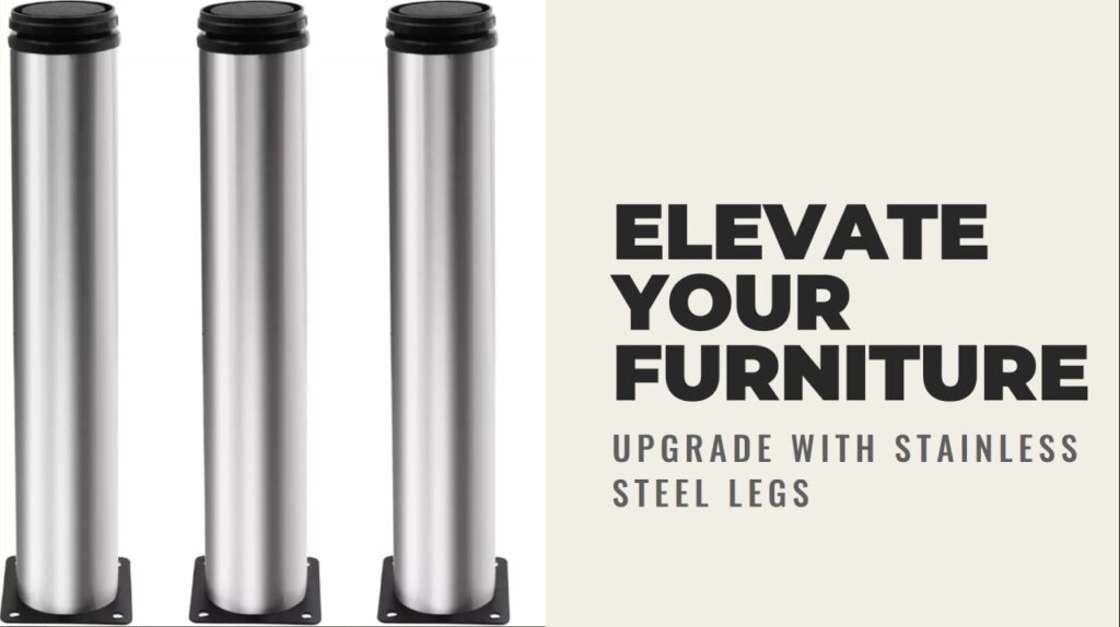 12 inch stainless steel furniture legs